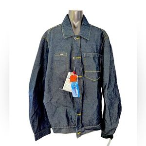 Men’s Mecca denim DNM jacket size Large MINT New with tags